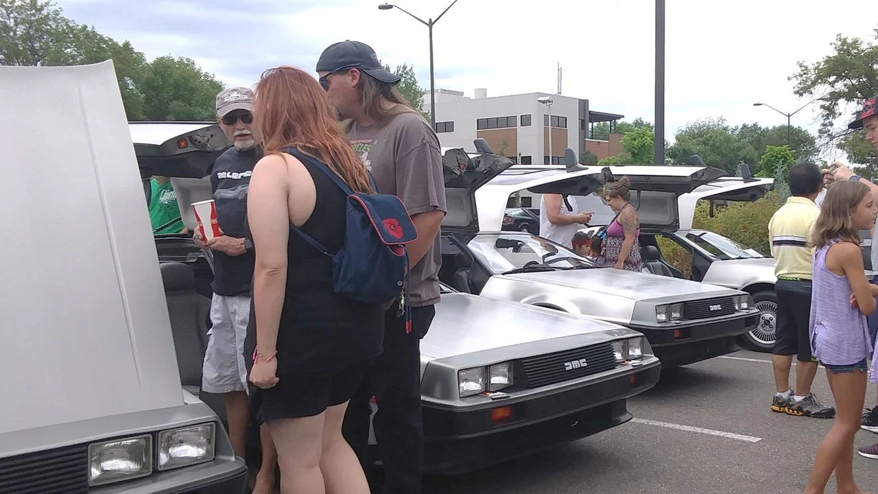 DeLorean Day in Fort Collins at Totally 80's Pizza [Photos]