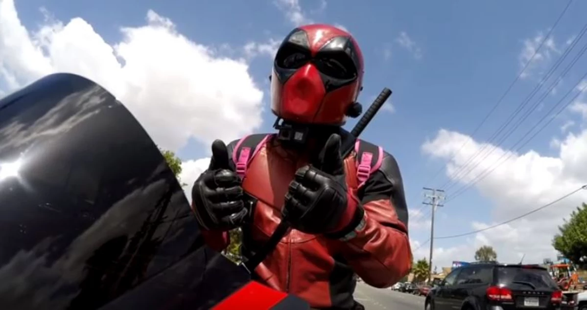 Loveland Man Rides Around Town as Deadpool