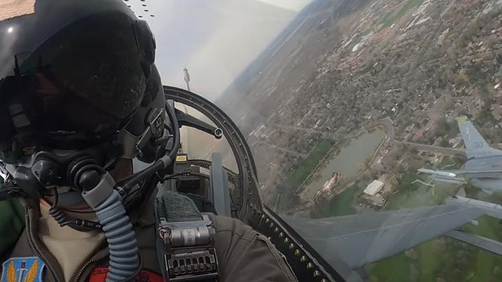 [Watch] Inside an F-16 as it Flies Over Fort Collins for Heroes
