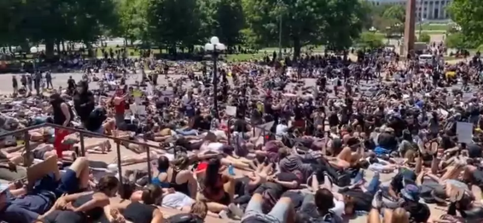 [WATCH] Thousands of Colorado Protesters Lay On Ground & Chant