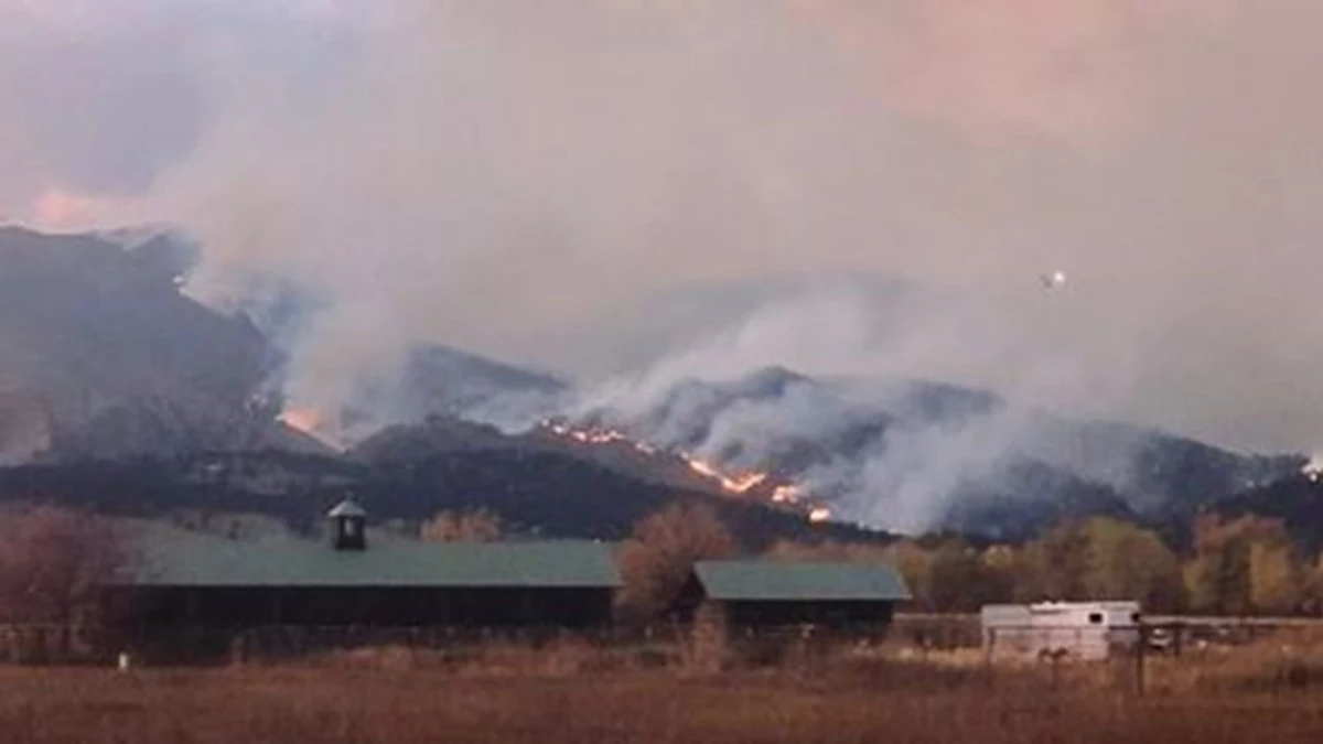 CalWood Fire in Boulder County Over 7,000 Acres, Evacuations