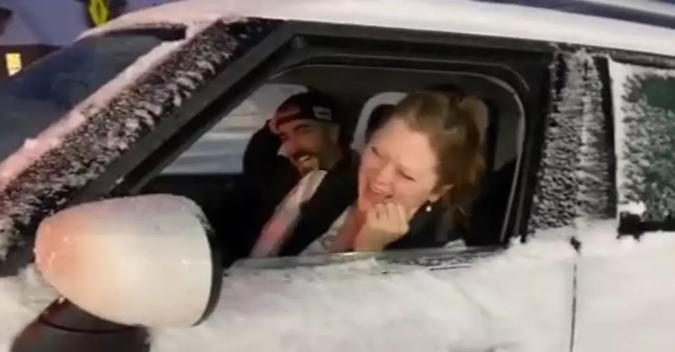 [Video] Texas Newlyweds Without Snow Tires Get Tow on I-70