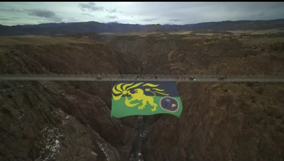 Giant ‘Coming 2 America” Flag Displayed in Colorado