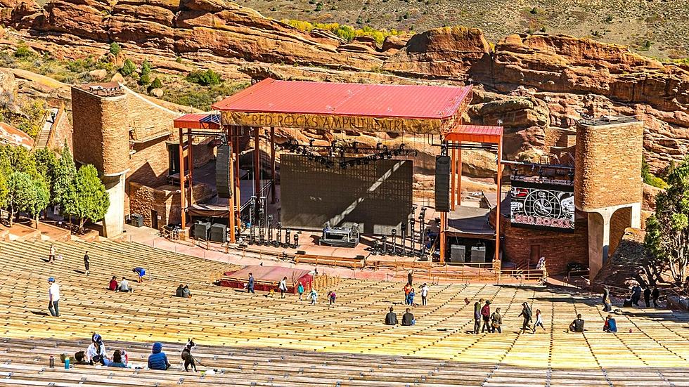 Watch as Fitness Nut Rolls Down the Rows at Red Rocks