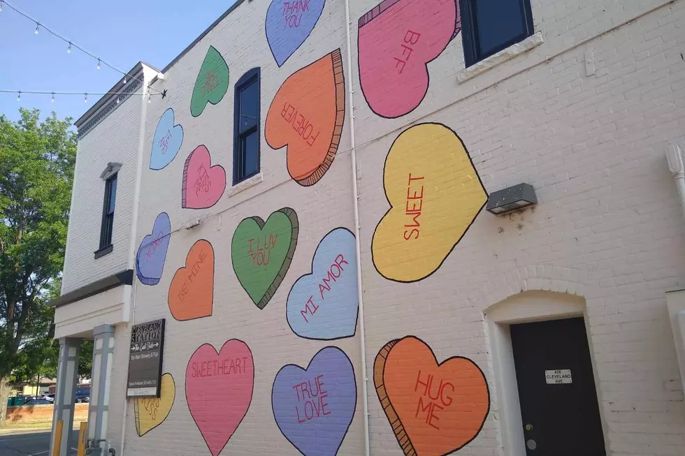 15 Candy Sweethearts Mural Sweetens Wall in Downtown Loveland