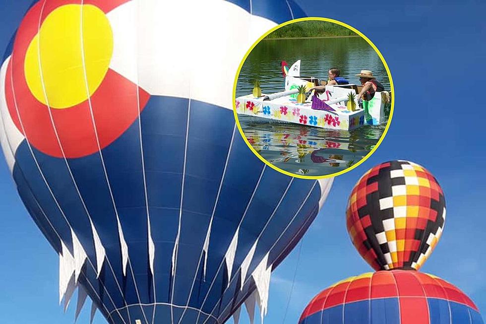 The Moffat County Hot Air Balloon Festival Includes Fun Cardboard Boat Regatta