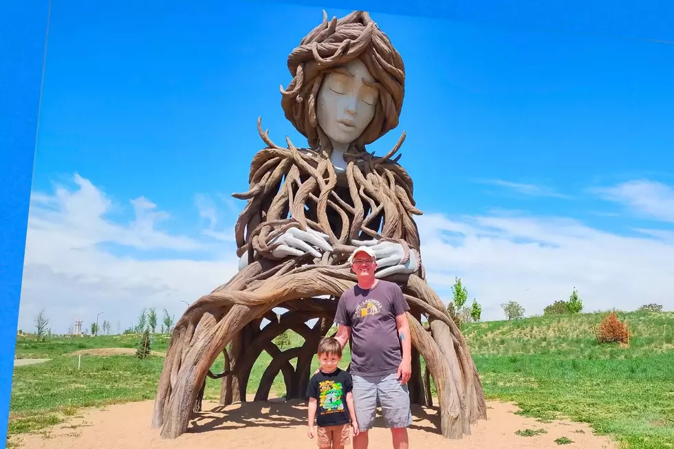 Umi sculpture in Aurora, Colorado