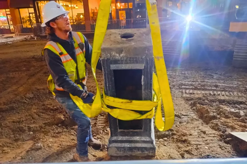 4th Street Clock in Loveland Removal