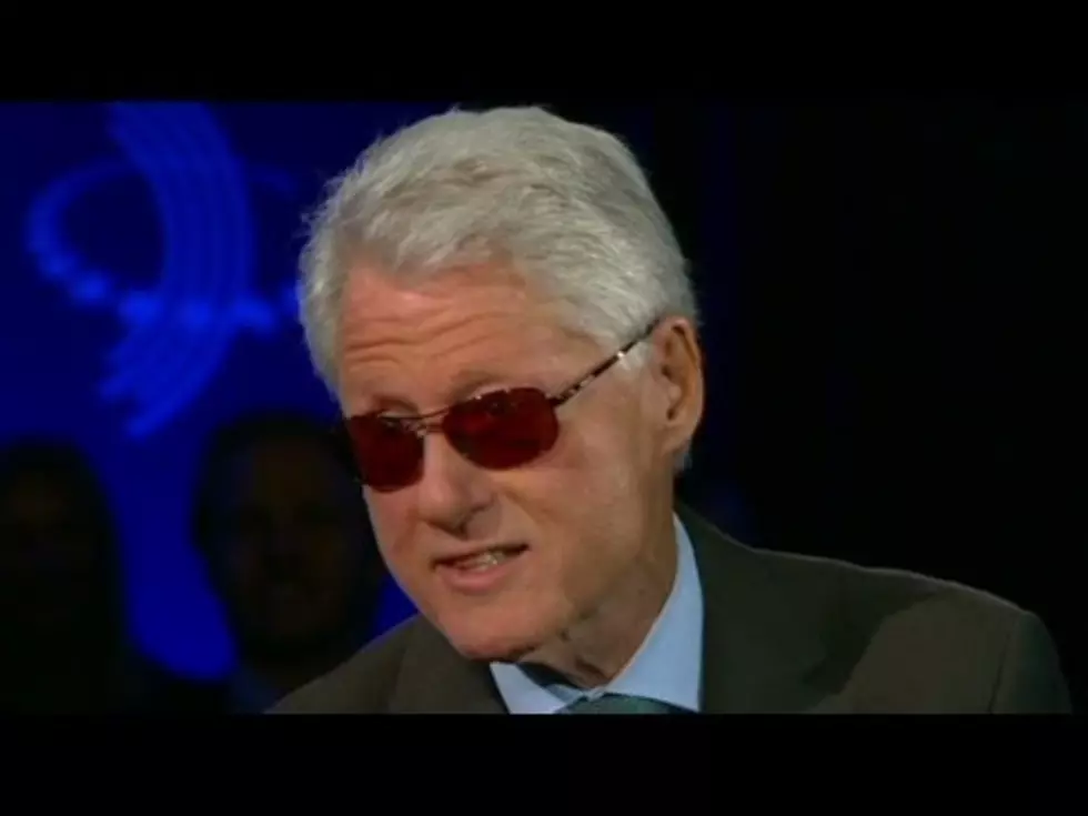 Check out former President Clinton seeing Bono’s Clinton impersonation