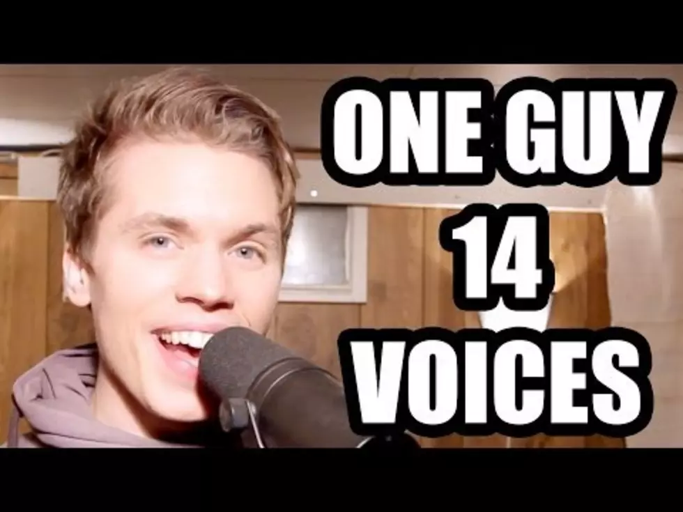 One Guy, 14 Voices [VIDEO]