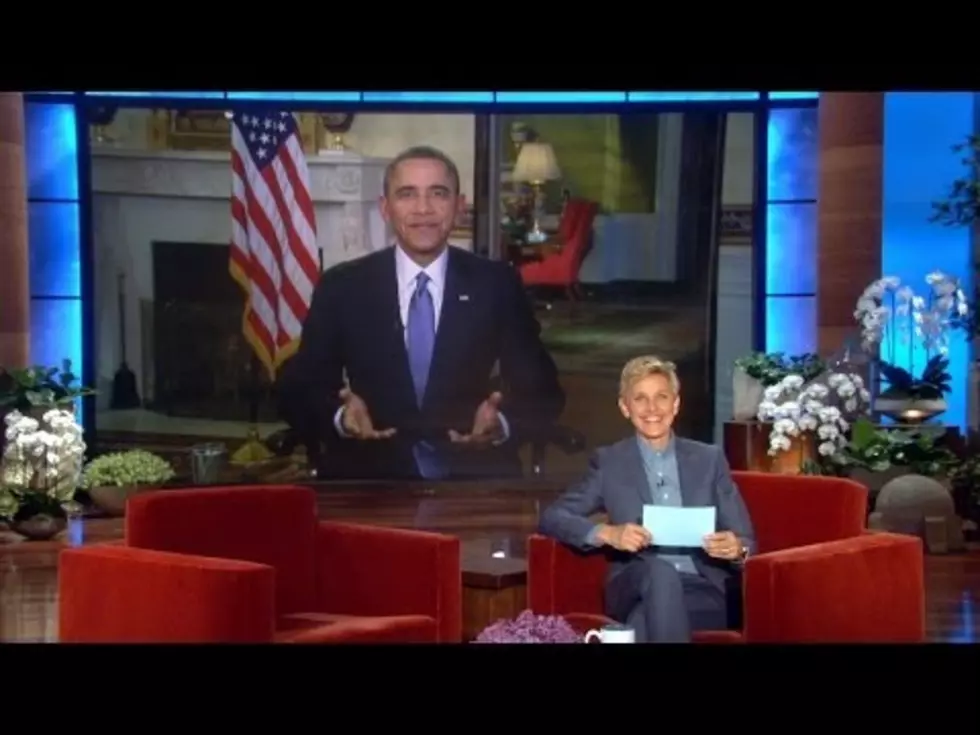 President Obama Visits Ellen and Talks ‘Scandal’ + ‘House of Cards’