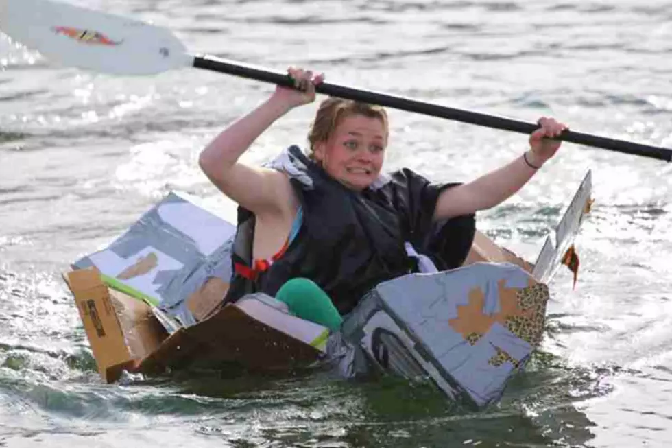 Unity College Ready for the '2nd Annual Cardboard Kayak Race'