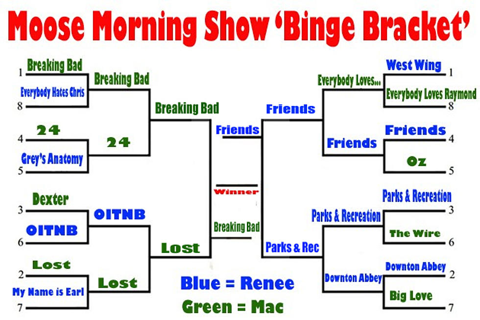 Moose Morning Show ‘Binge Bracket': Vote for the Most Binge Worthy TV Show [Championship]