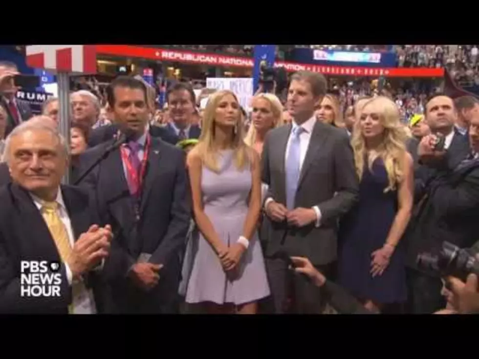 Trump’s Kids React On RNC Floor As Donald Clinches The Nomination