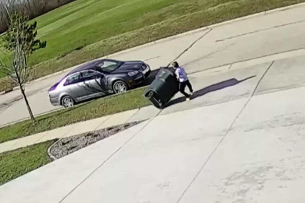 Garbage Can 1, Kid 0: Watch a Garbage Can Take a Kid Out!