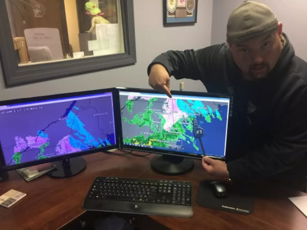 Matt James Attempts To Be A Real Meteorologist&#8230;. Check Out His Description Of The Sleet And Freezing Rain