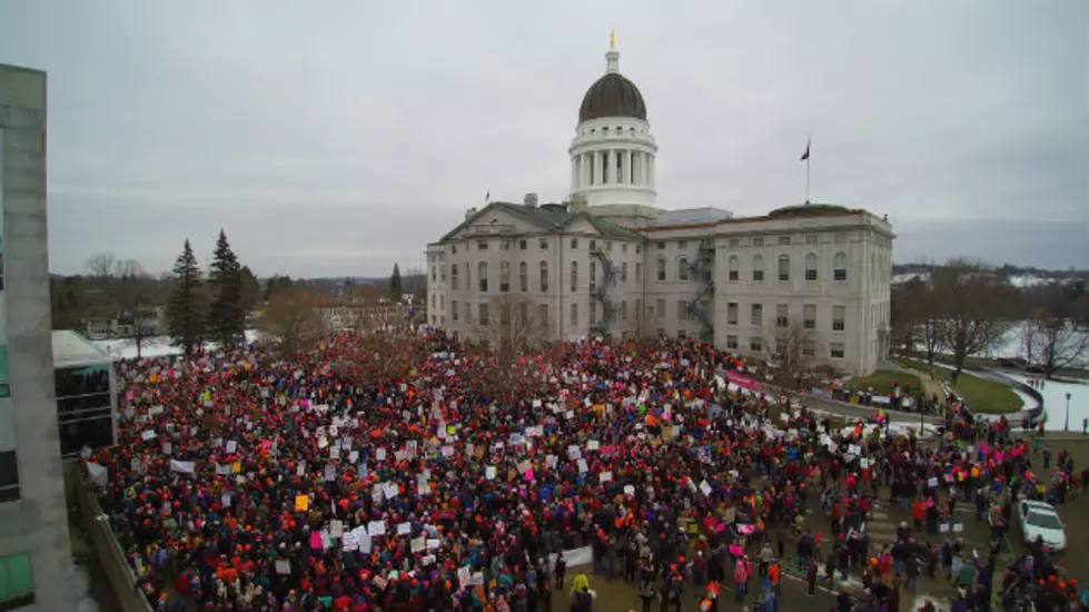 Thousands Show For &#8216;Women&#8217;s March On Maine&#8217; In Augusta [Photos]