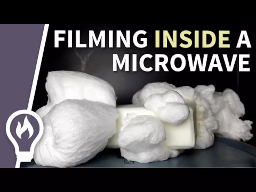 Time Lapse Video Shot from Inside a Microwave is Pure Hypnosis