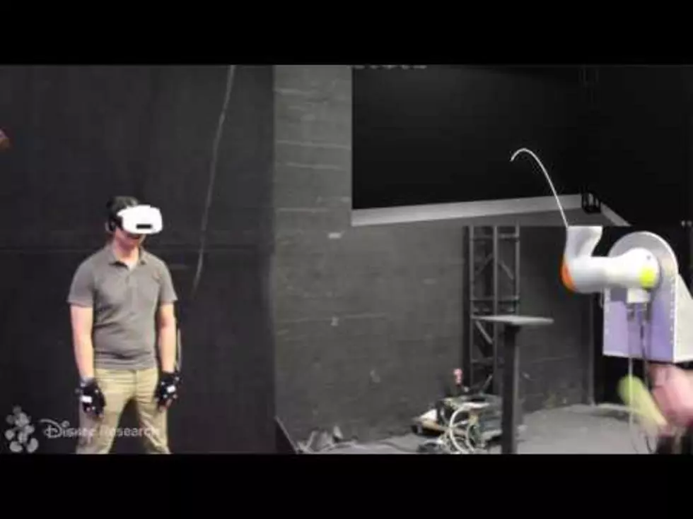 Amazing Technology: Catching a Real Ball using a Virtual Reality Headset