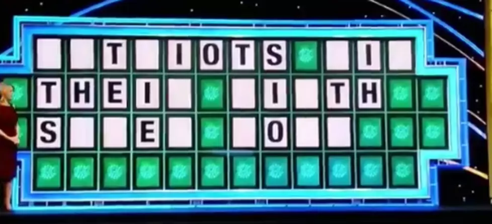 Is This Wheel Of Fortune Contestant Predicting The Future?  We Hope So!