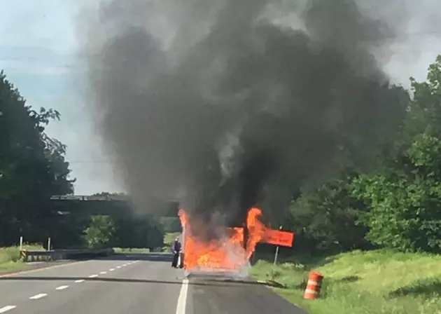 Trailer Destroyed In Fire On I-95 In Sidney