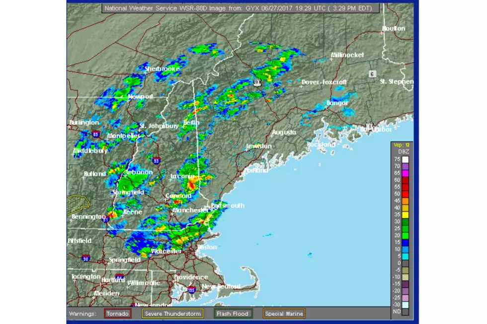 Central Maine Could See Some Severe Thunderstorms This Afternoon (June 27 – 3:30PM)