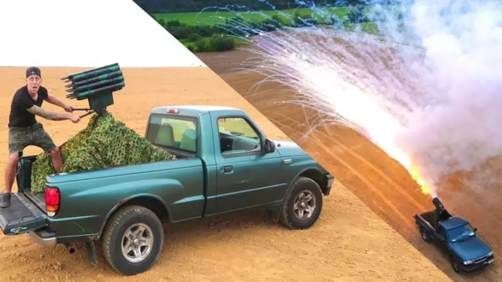 3,840 Rockets Launched Out of a Pickup Because &#8216;Merica.