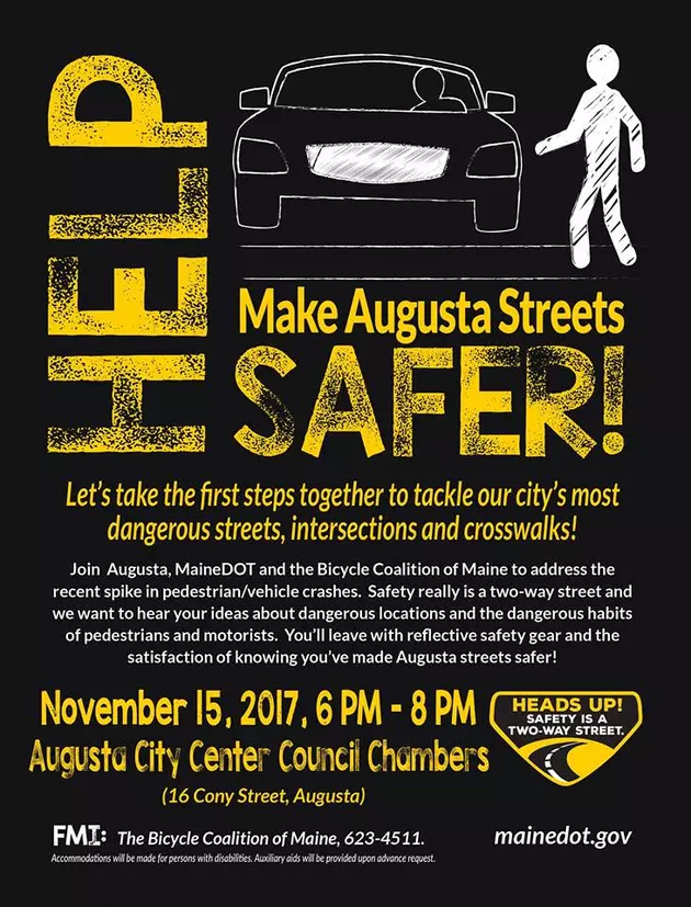 MeDOT Make Augusta Streets Safer Workshop Nov 15