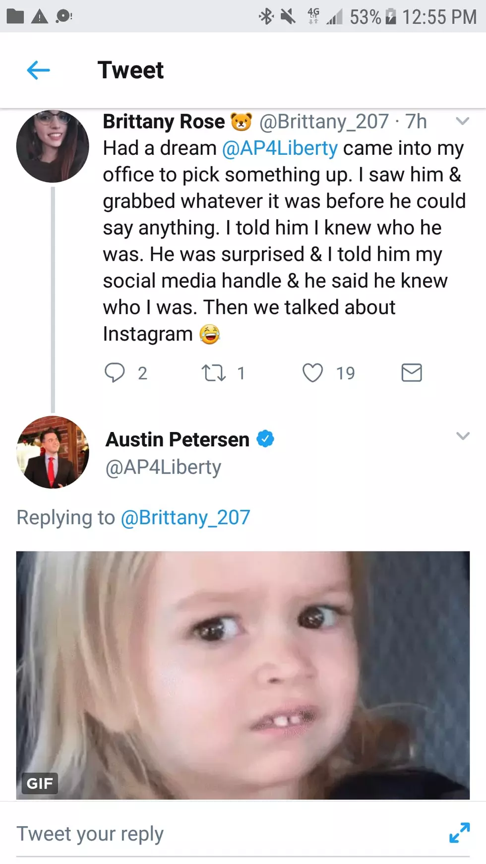 Brittany Rose Gets ROASTED by Her Favorite Politician! 