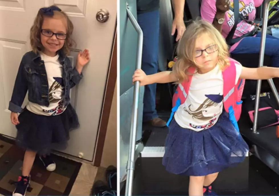 Before & After Pics: The First Day of School!