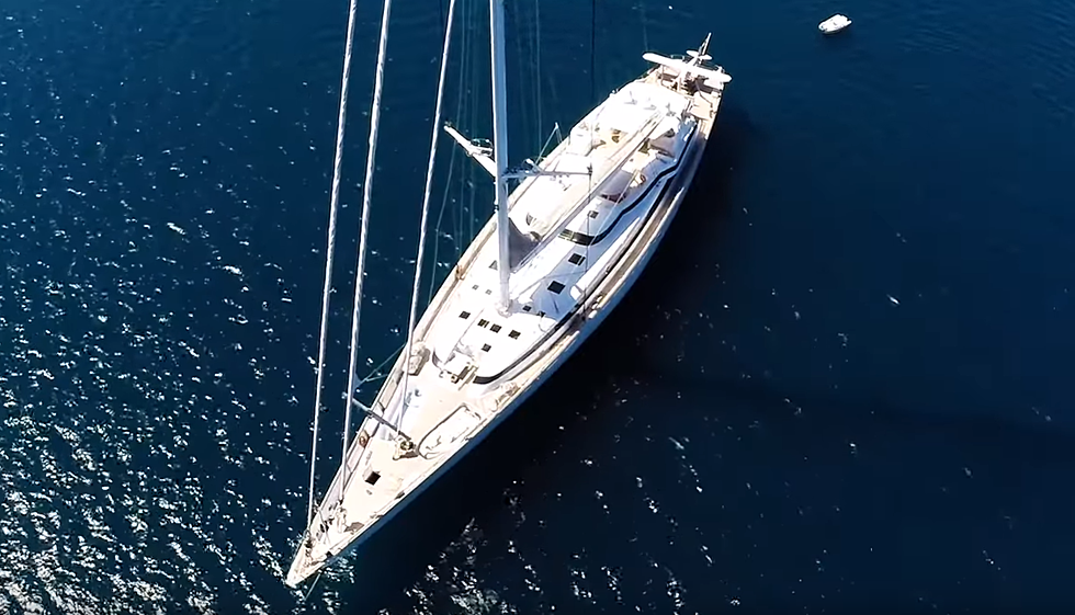 One Of The World's Largest Yachts Visiting Maine