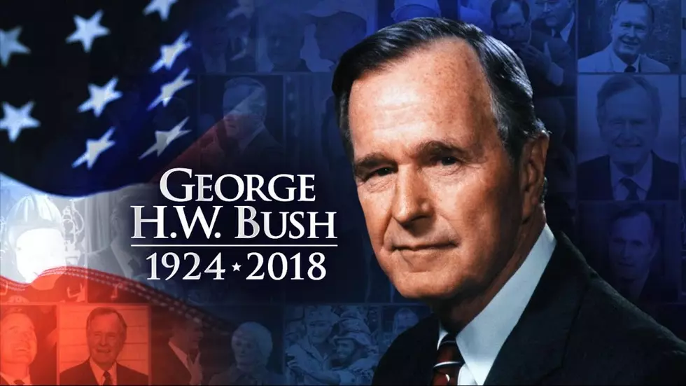 George W Bush Delivers Incredibly Moving Eulogy for His Dad