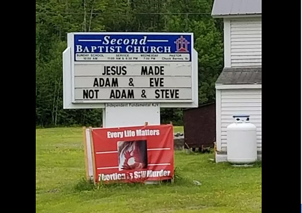 Sadly, This is in Maine and During Pride Month