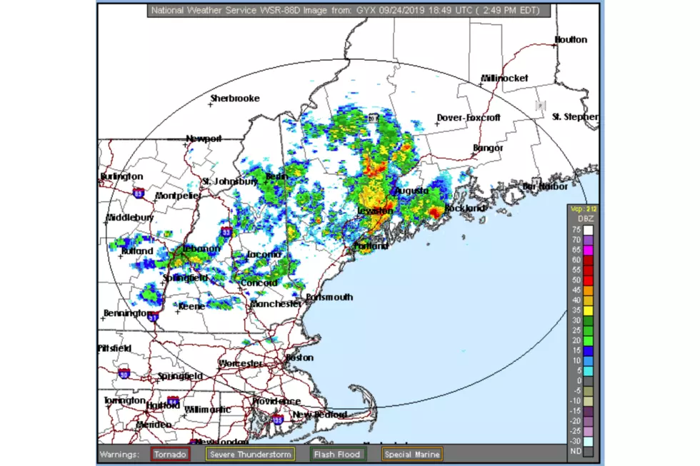 Heavy Thunderstorms Possible For Central Maine