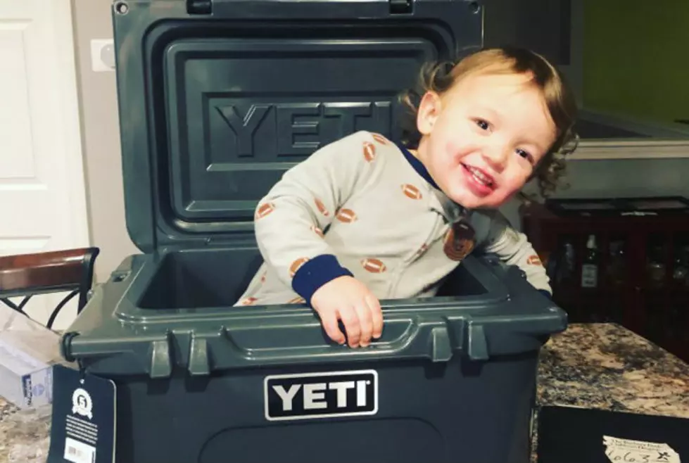 Check Out My New YETI Cooler, Toddler Not Included