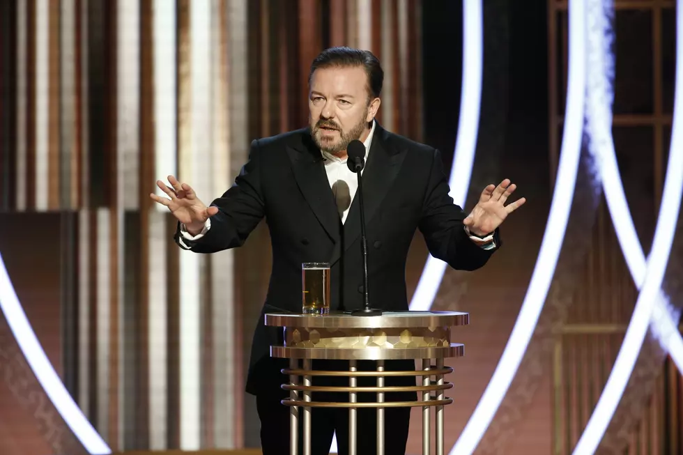 Ricky Gervais Delivers IDGAF Monologue @ Golden Globes