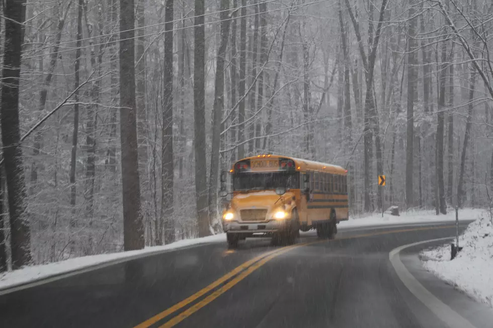 Clean Your Cars! Ice Smashes Through Maine School Bus Windshield