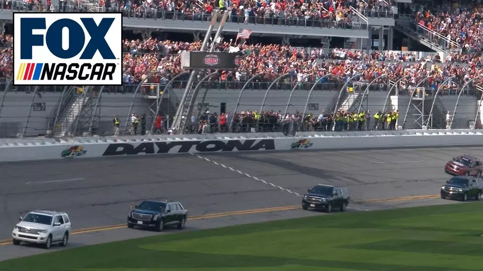 Watch Trump Take Presidential Limo Around Track at Daytona 500