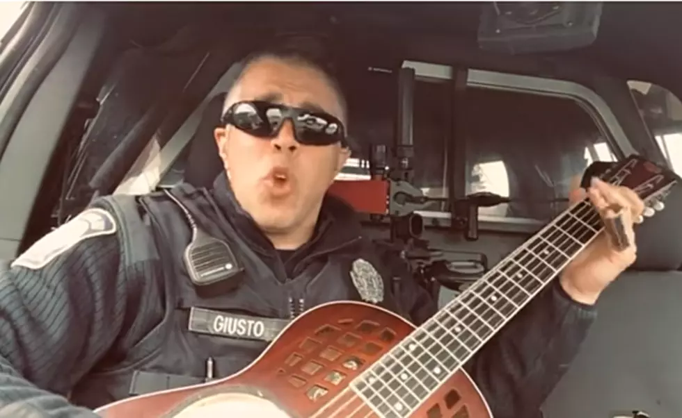 Maine Police Officer Sings Disinfectant Blues Jam in His Cruiser