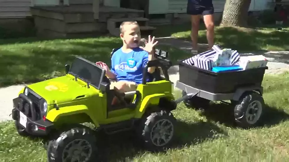 6 Year Old Maine Boy has Wish Granted Days Before Surgery