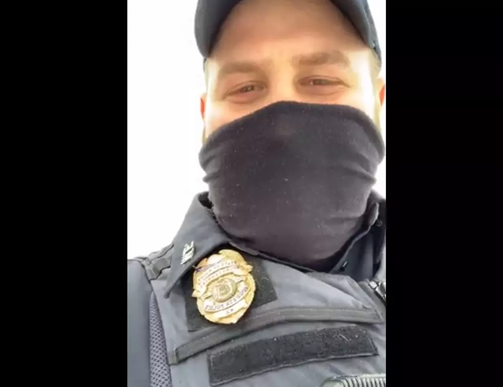 Watch Augusta PD Ofc Chase In A Sledding Race