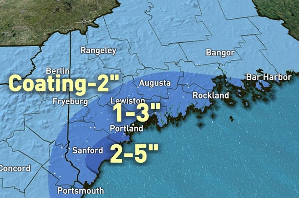 Wednesday Storm Will Bring a Couple Inches & Messy Commute to Central Maine