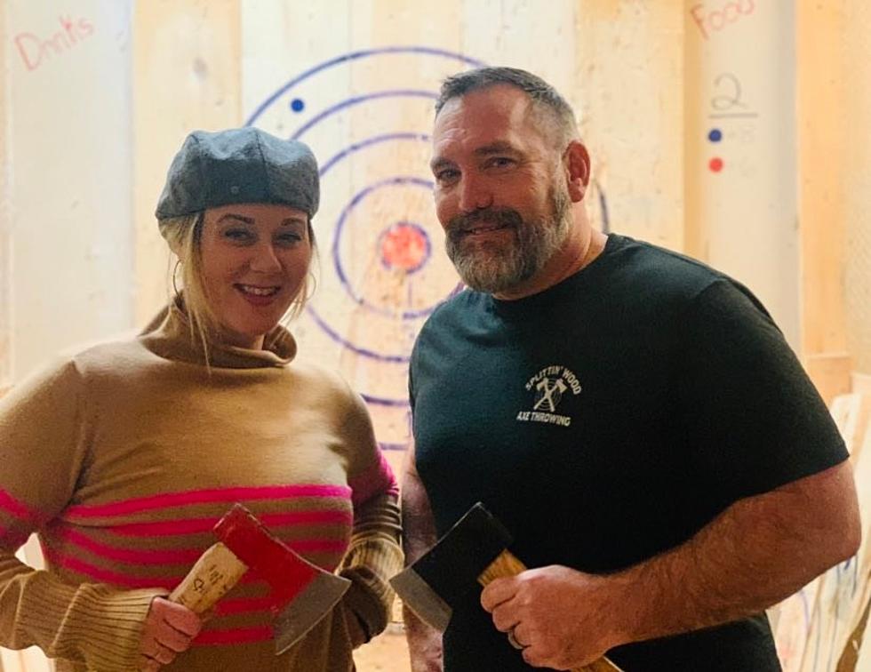 Splittin' Wood Axe Throwing is Changing Lives in Lewiston