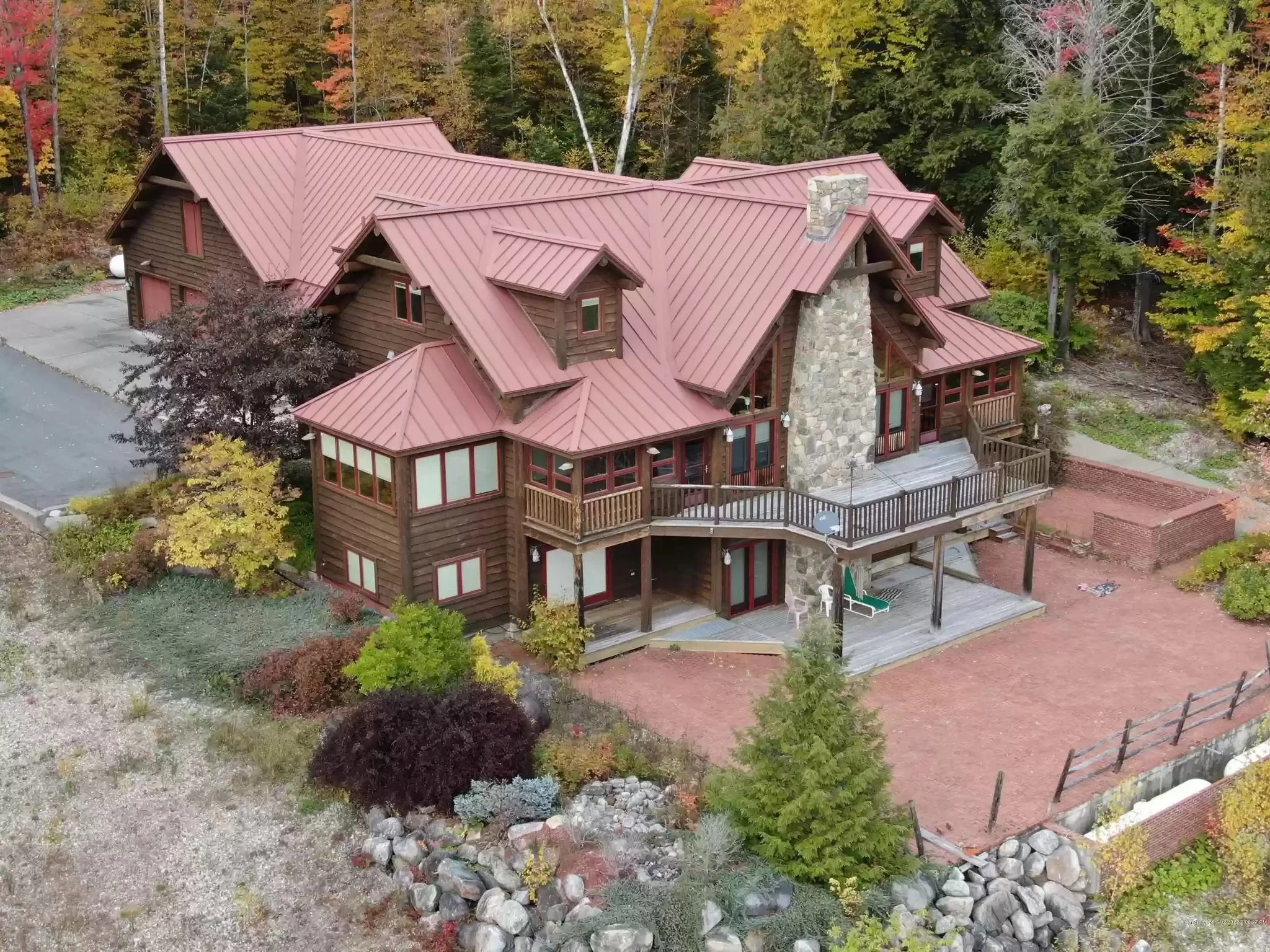 This Huge Red Dream-House in Winthrop Will Blow You Away