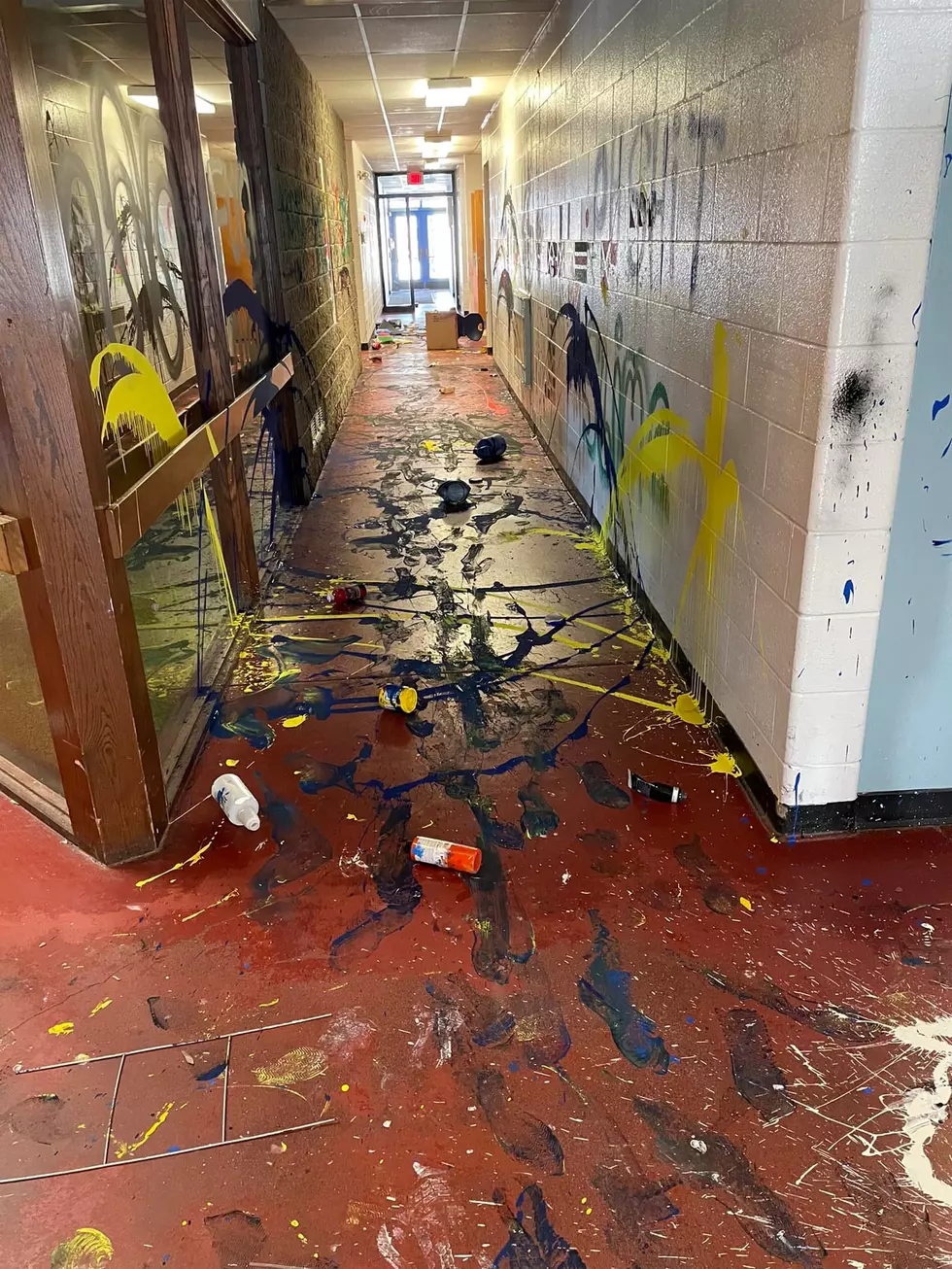 Photos of Vandalism At a Lewiston School Are Heartbreaking