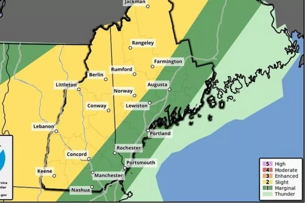 Central Maine at Risk For Damaging Winds, Severe Hail, Potential Tornadoes Today