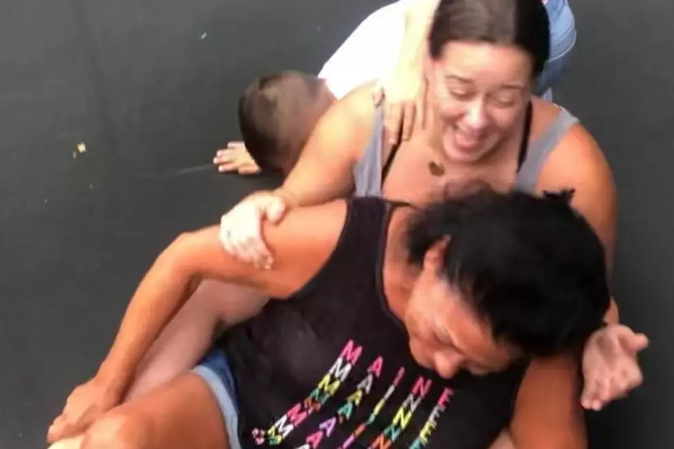 WATCH: My Mom Went On A Trampoline For The Very First Time & This Is What Happened