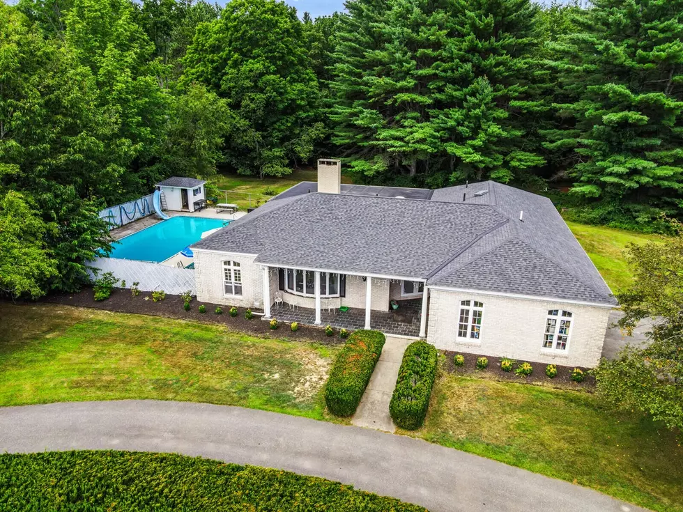 5 Bedrooms, 5,000 Square Feet & an Inground Pool Await You at This Magnificent Waterville, Maine Home