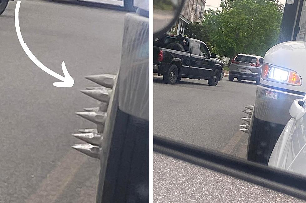 Is It Illegal To Drive With Huge Spikes On Your Wheels in Maine?