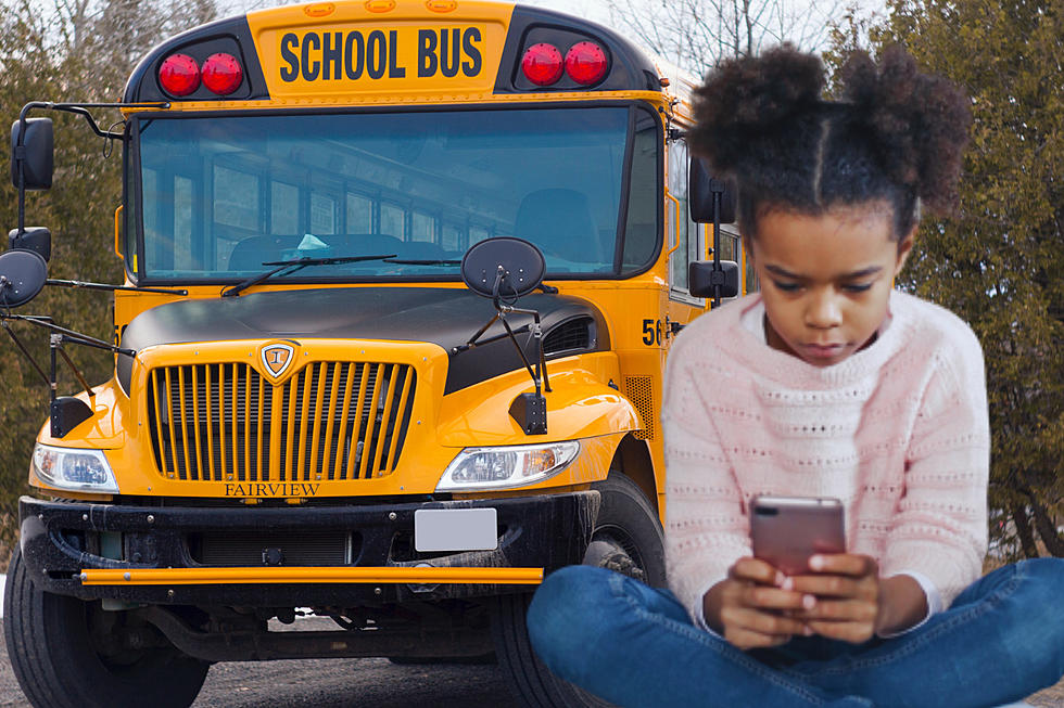 What is the Cell Phone Usage Policy for Students on Maine School Buses?